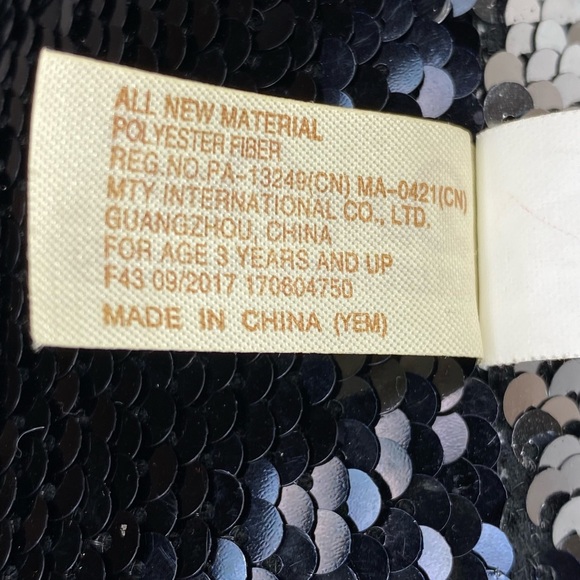 Dan Dee Dachshund Sequin Flip Plush Black & Silver Weiner Dog Stuffed Animal - Picture 10 of 16